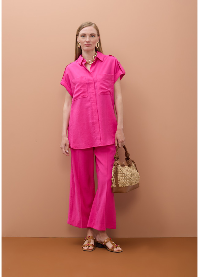 Pantalón culotte fluído