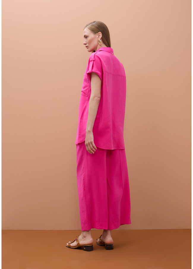 Pantaloni culotte fluidi