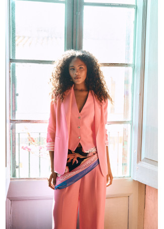 Regular Fit Jacket without Buttons