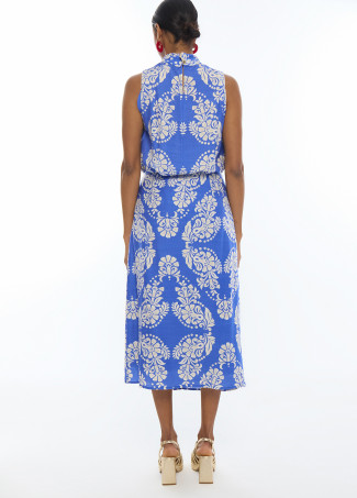 Culotte fluido estampado paisley