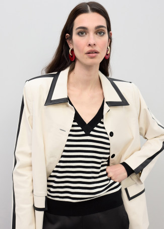 Pantalon droit taille élastique