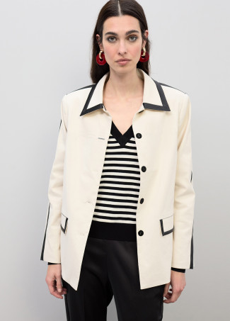 Pantalon droit taille élastique