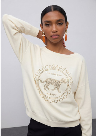 Jersey rosco con strass