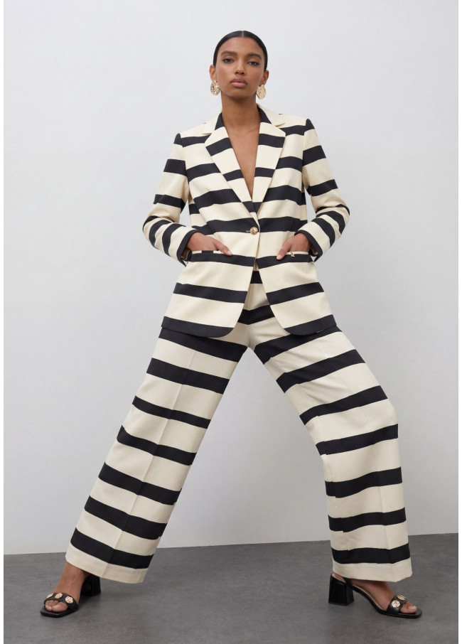 Culotte Satinée Rayée