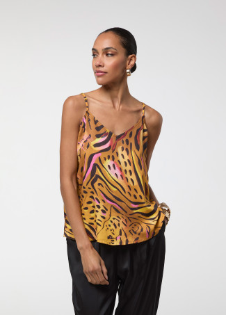 Top imprimé tigre