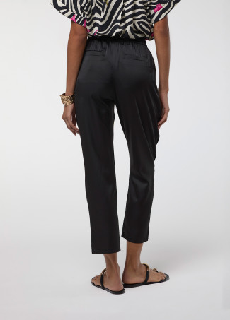 Jogger Satin Taille Élastique