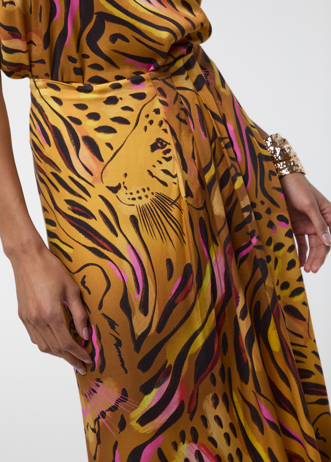 Wickelrock mit Tigerprint