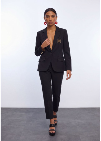 Blazer ajusté avec poches à rabat