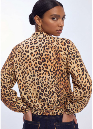 Satin Printed Bomber