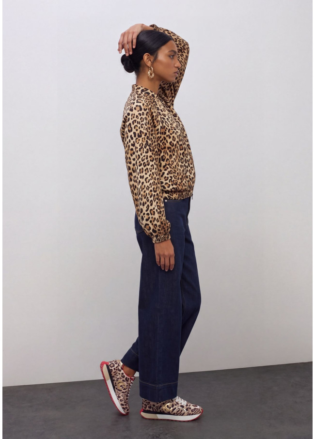 Satin Printed Bomber