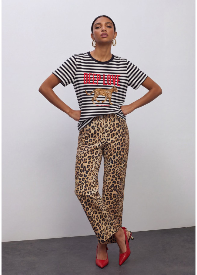 Pantalón  estampado animal