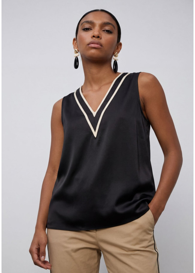 Top escote pico