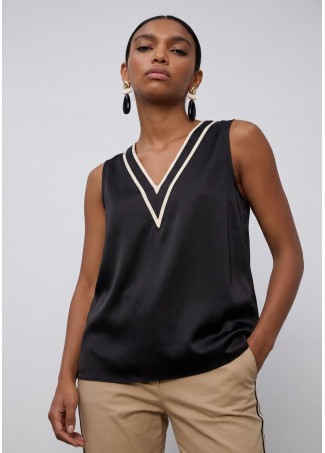 Top escote pico