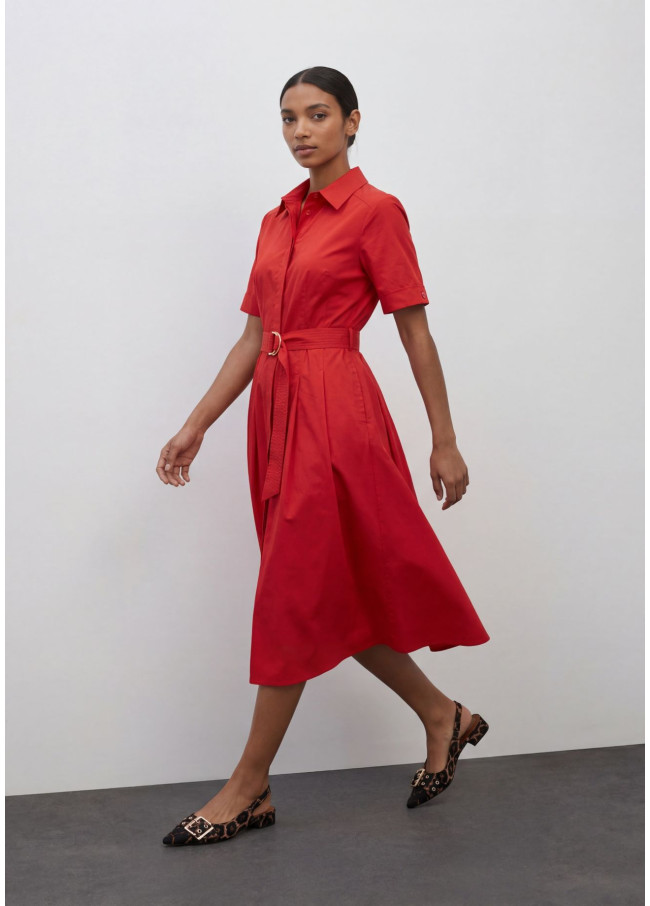 Robe Midi Jupe Évasée