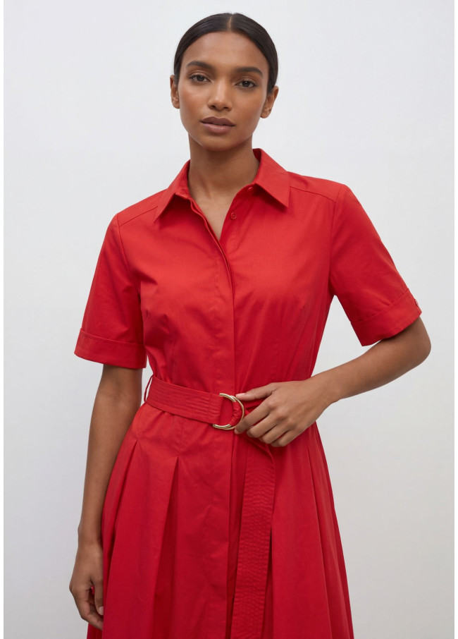 Vestido Midi Saia Evasê