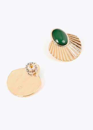 Boucles d'oreilles Texture Relief Abanico