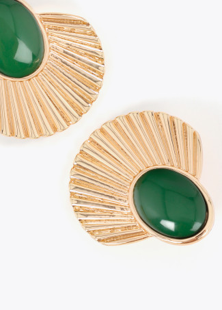 Boucles d'oreilles Texture Relief Abanico