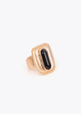 Anillo medallón acrílico