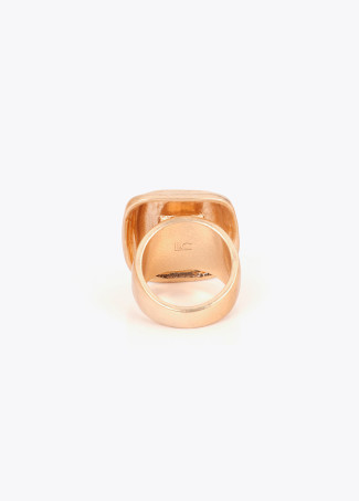 Anillo medallón acrílico
