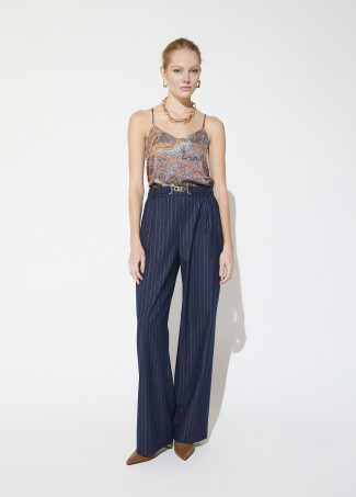 Thin Strap Top with Gold Studs