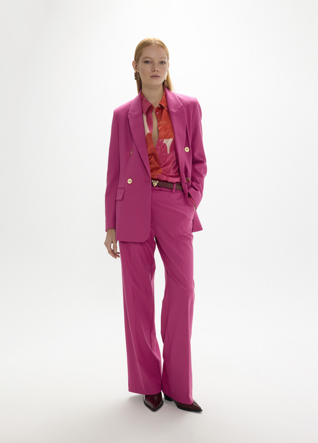 Solid Color Straight Fit Alfons Trousers
