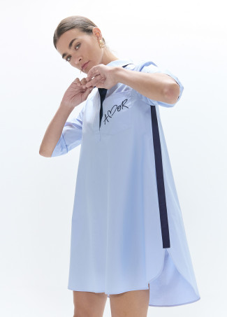 Vestido camisero corto