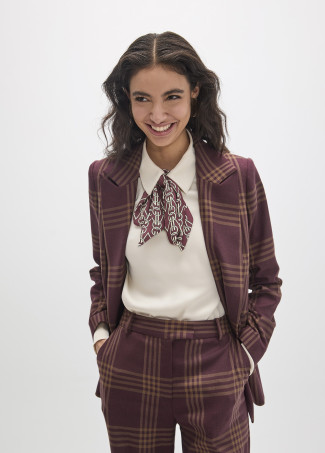 Windowpane Check Blazer