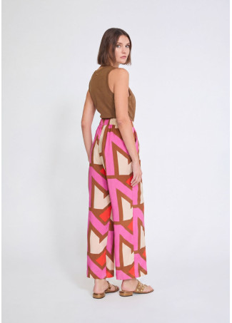 Culotte fluide imprimée