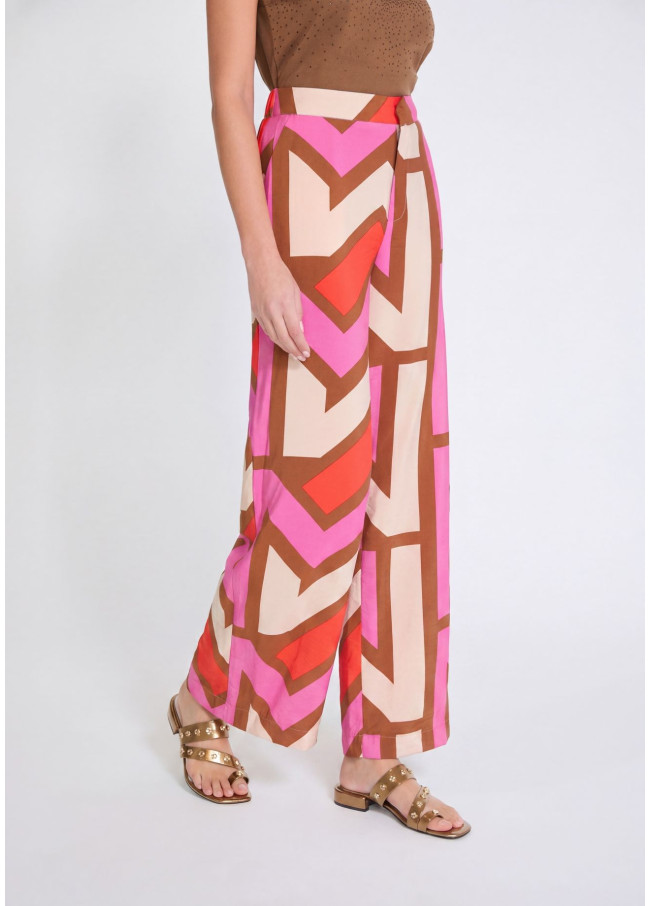 Culotte fluide imprimée