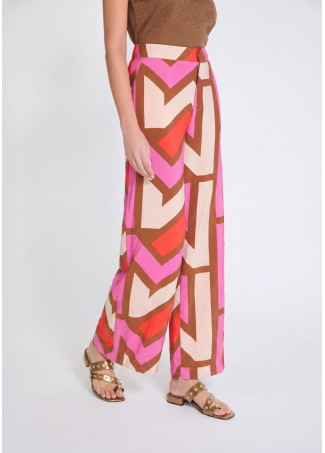 Culotte fluide imprimée