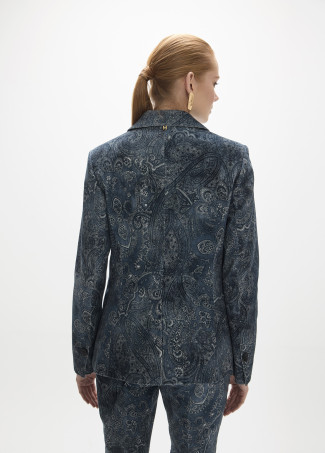 Americana micropana estampada paisley