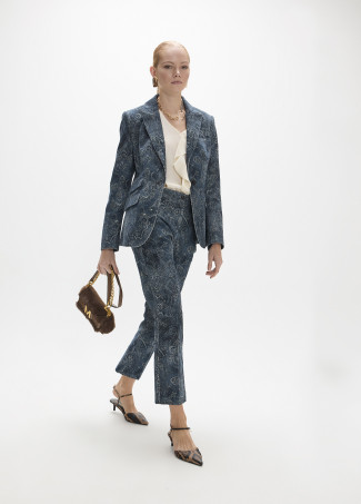 Americana micropana estampada paisley