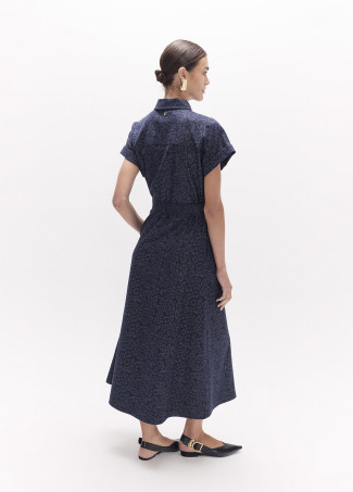Long Denim-Style Dress