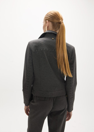 Blouson Biker avec Strass