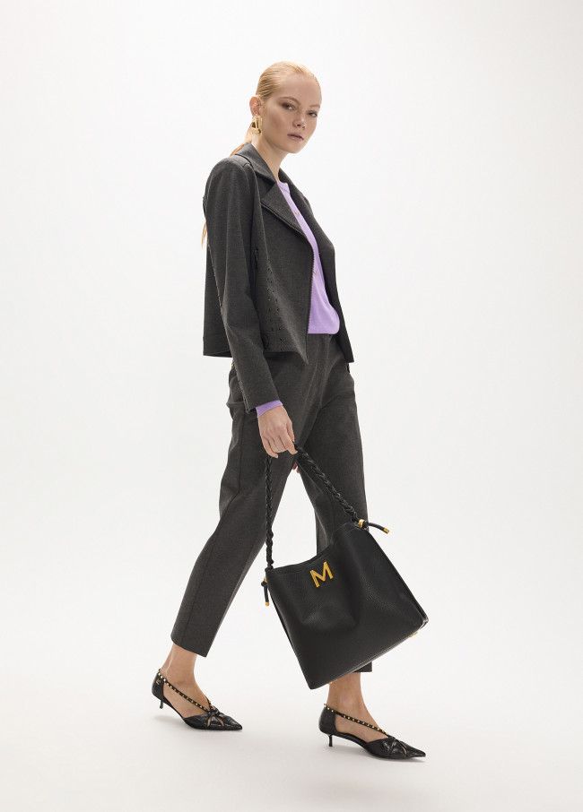 Blouson Biker avec Strass
