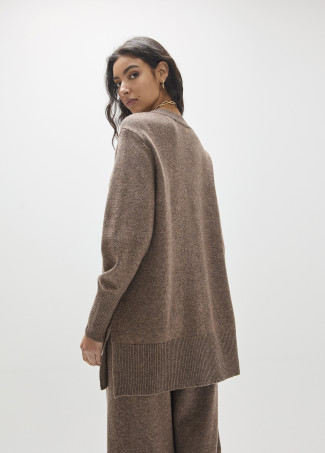 Cardigan Longo Militar