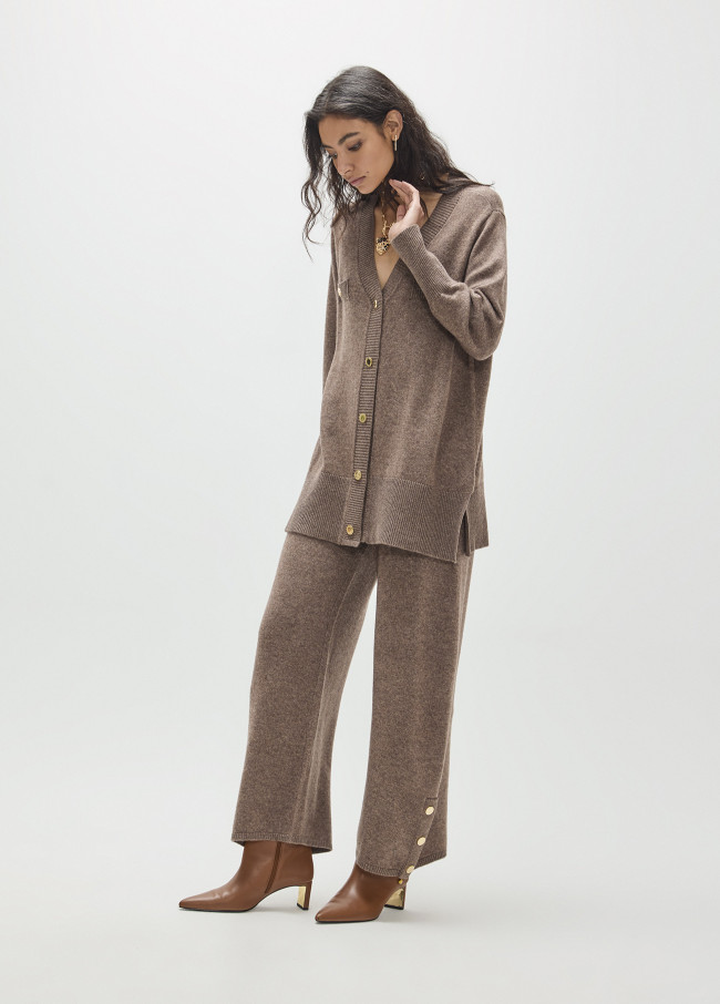 Cardigan Longo Militar