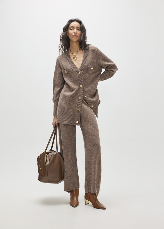 Cardigan Long Militaire