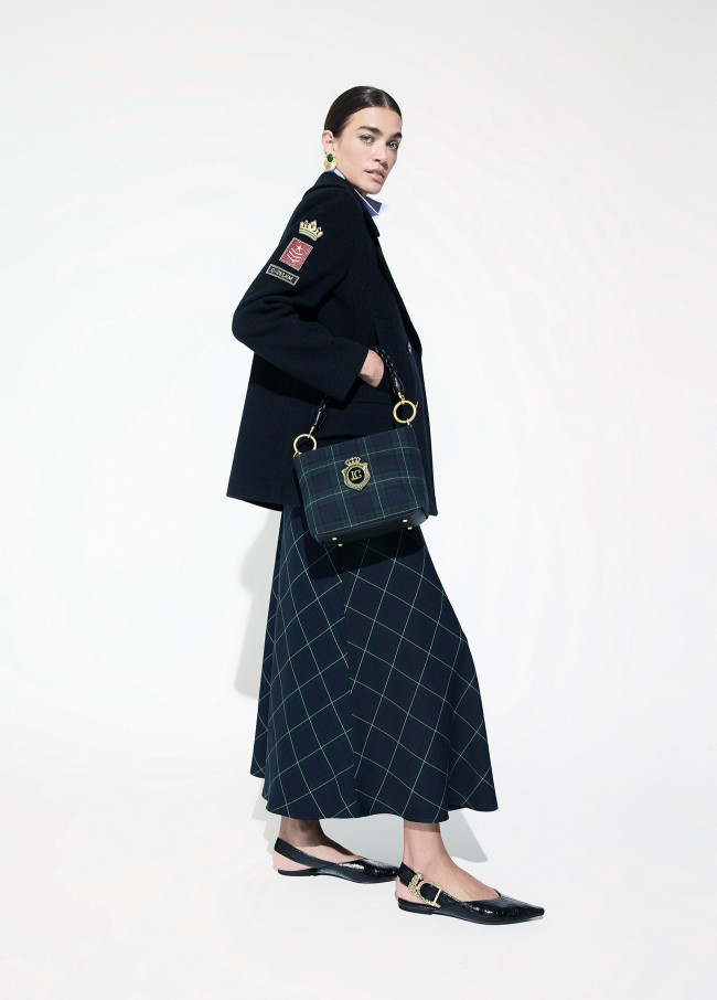 Navy Peacoat with Patches