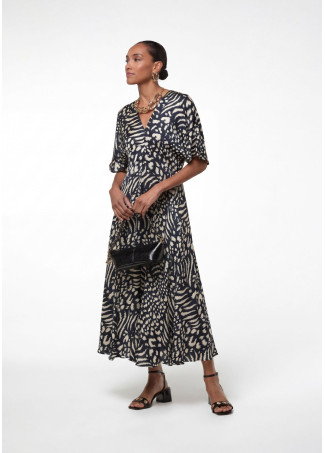 V-neck Print Dress