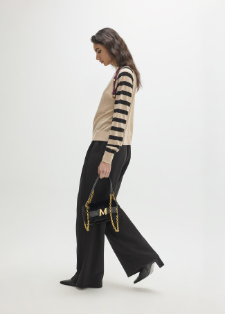 Striped Contrast Jumper