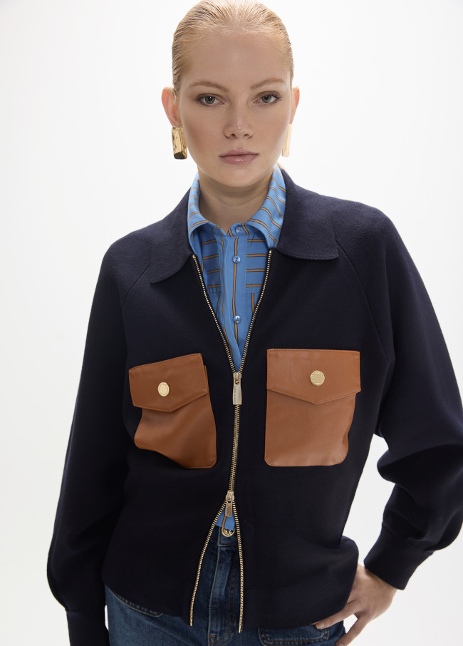 Cardigan tasche