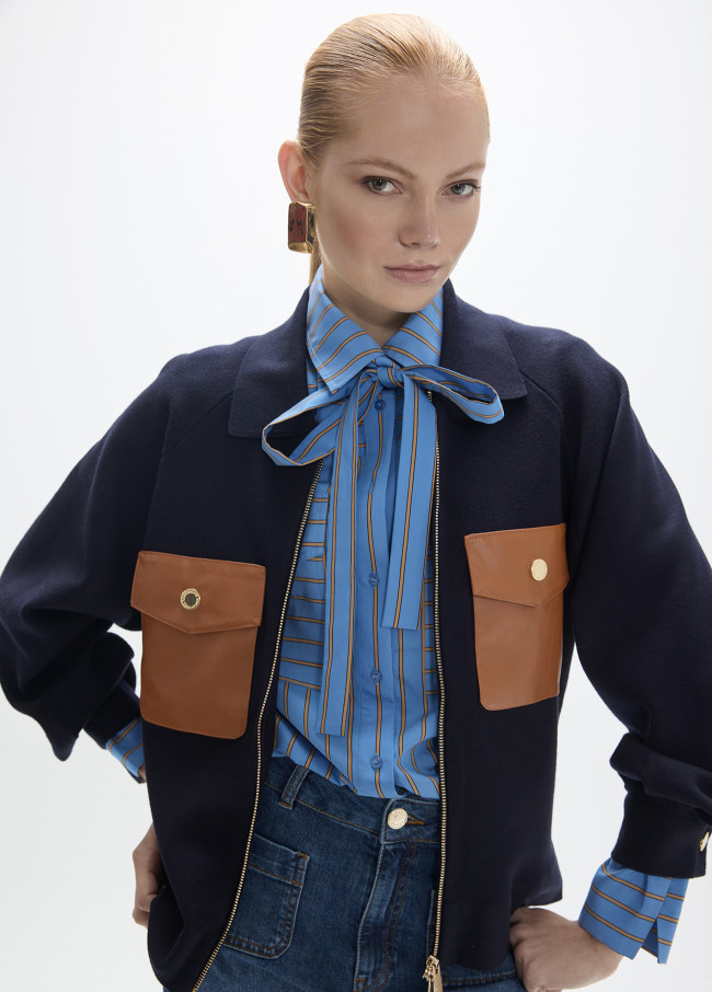 Cardigan tasche