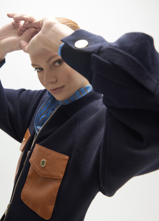 Cardigan tasche