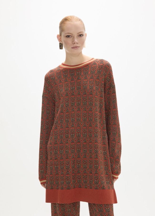 Jacquard Logomania Jumper
