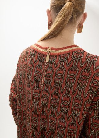 Jacquard Logomania Jumper