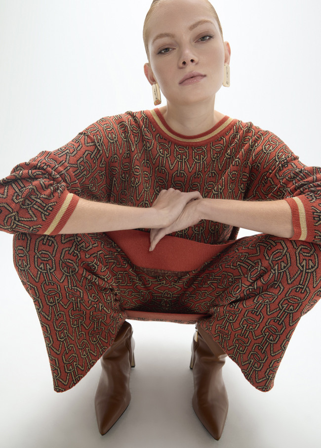Jacquard Logomania Jumper