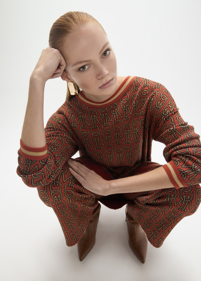 Jacquard Logomania Jumper