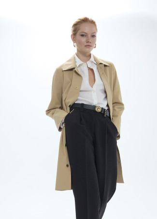 Trench Coat técnico corte a laser