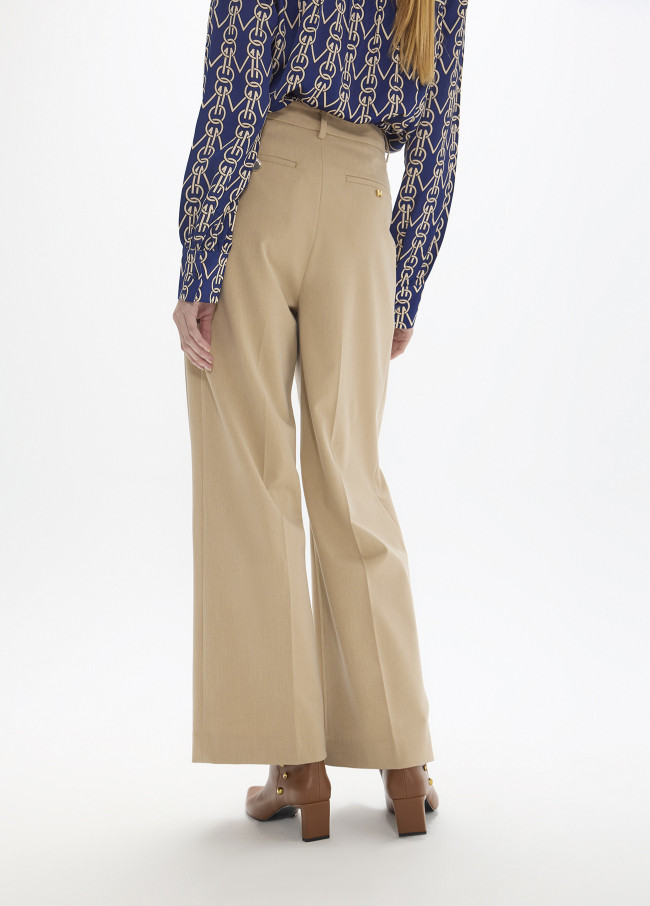Pantalon long à pinces tailleur
